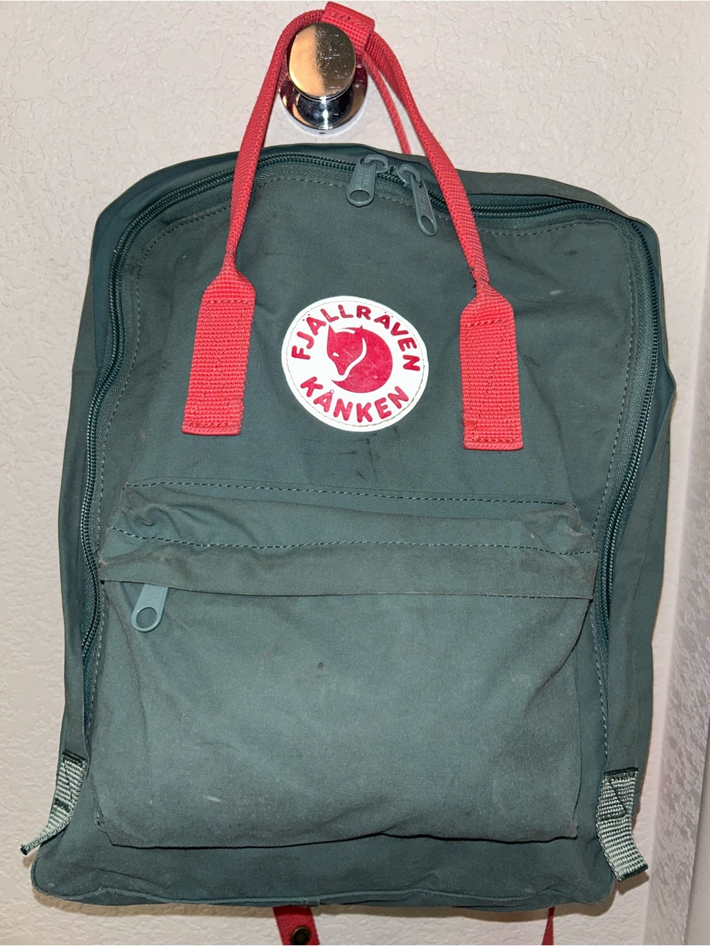 FJÄLLRÄVEN The KANKEN Two Tone Nimbus Blue & Peach Pink Backpack - Picture 16 of 16